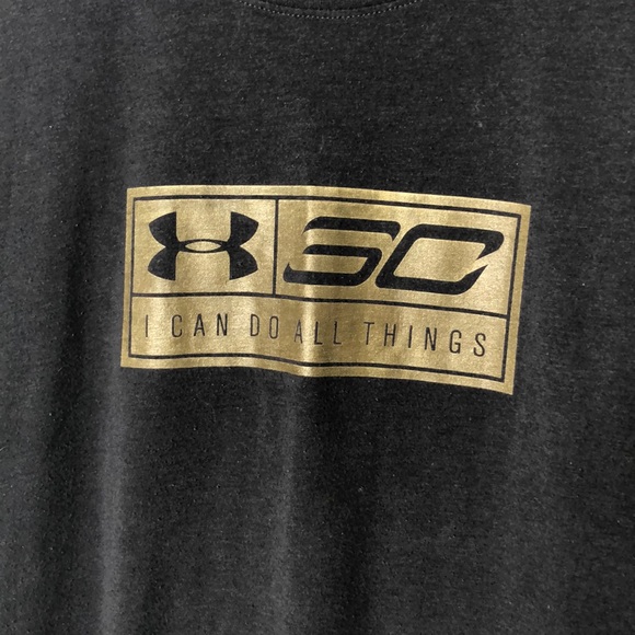 UNDER ARMOUR | SC T-shirt Black Size L - Picture 3 of 6